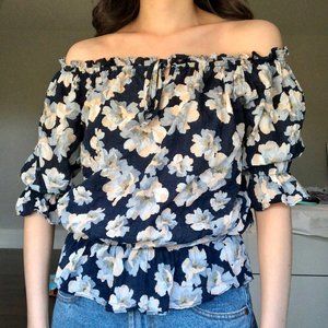 Floral Off-Shoulder Top